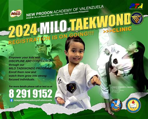 milo clinic 2024|2024 Milo Taekwondo Clinic & Private Class by RTA.